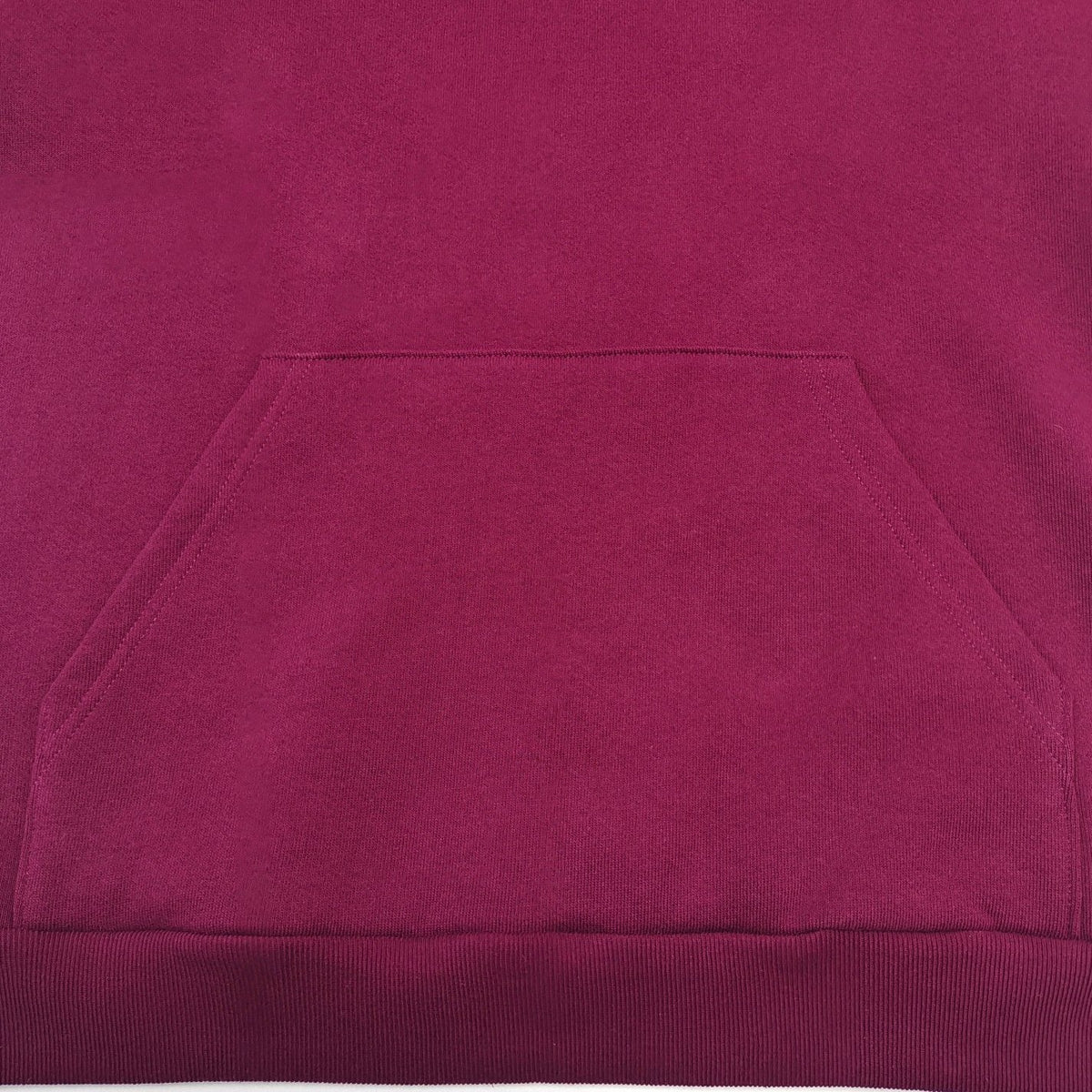 Burgunderfarbener Baumwoll-Slogan-Pullover – Herren