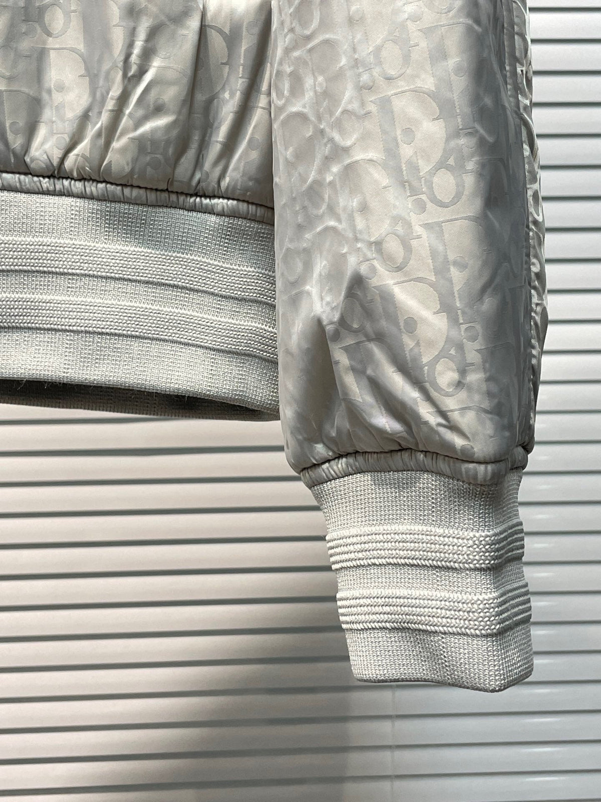 Schwarzer Stepp-Bomber aus Nylon – Herren