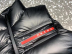 Black Nylon Contrast Tab Gilet - Men's