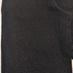 Black Cotton Graphic Wide-Leg - Men's