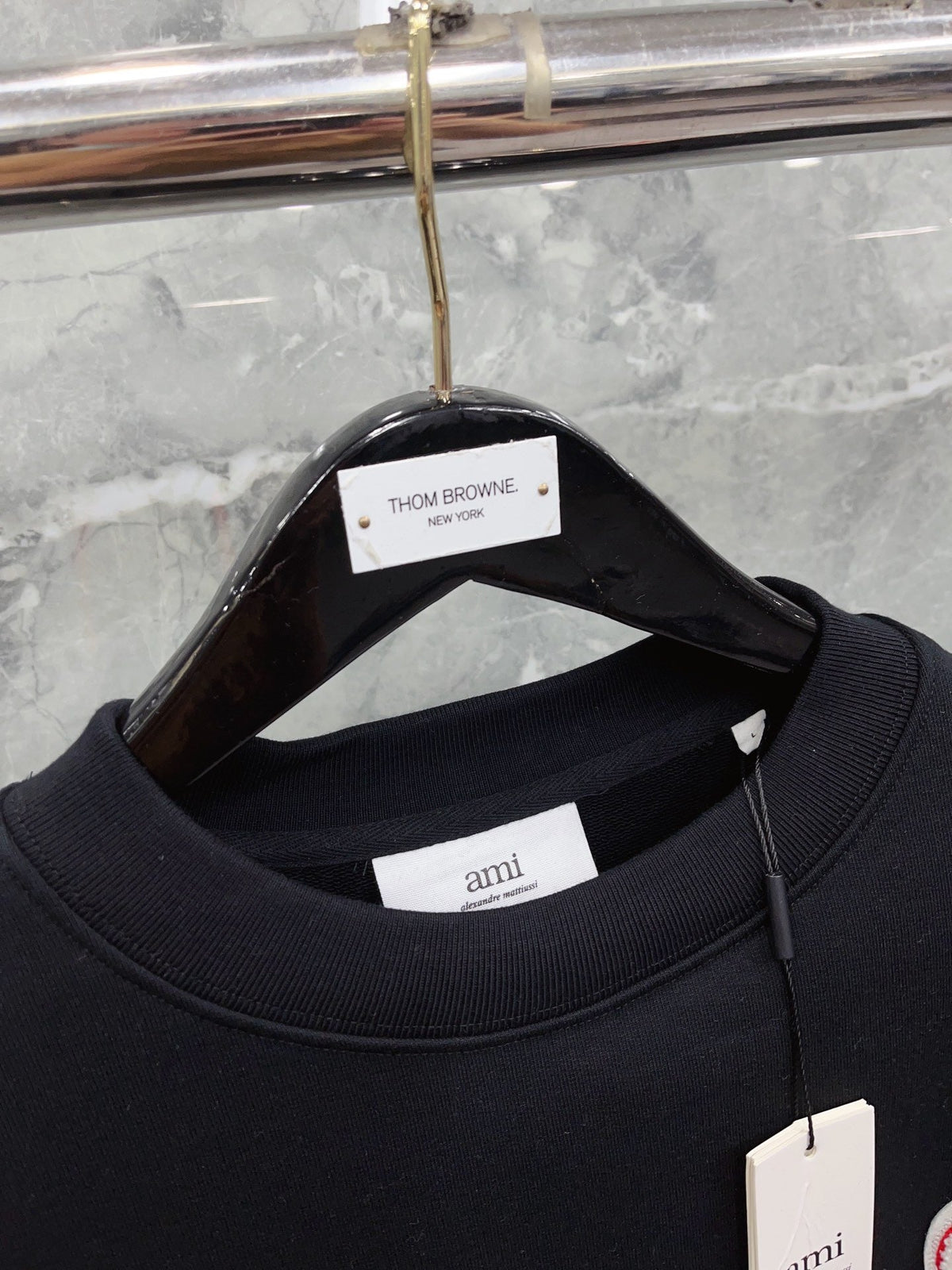 Black and White Sweatshirt - Men's