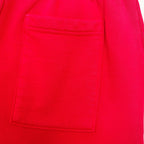 Rote Jogginghose mit seitlichem Print – Herren