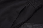 Black Cotton Panelled Cargo - Men's