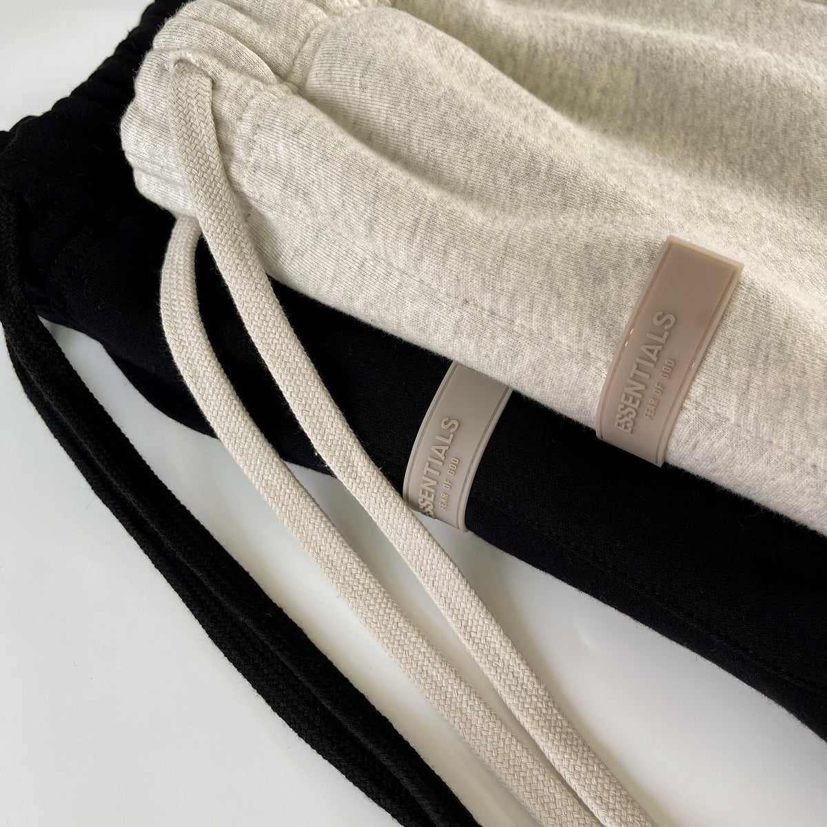 Black Cotton Numeral Print Joggers - Men's