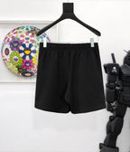 Black Jersey Logo Drawstring - Men's