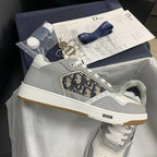 B27 Low-Top-Sneakers aus blauem Oblique