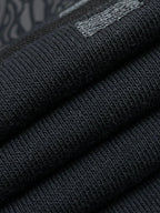 Navy Cotton Embroidered Pullover - Men's
