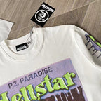 Schwarz-weißes T-Shirt – Herren