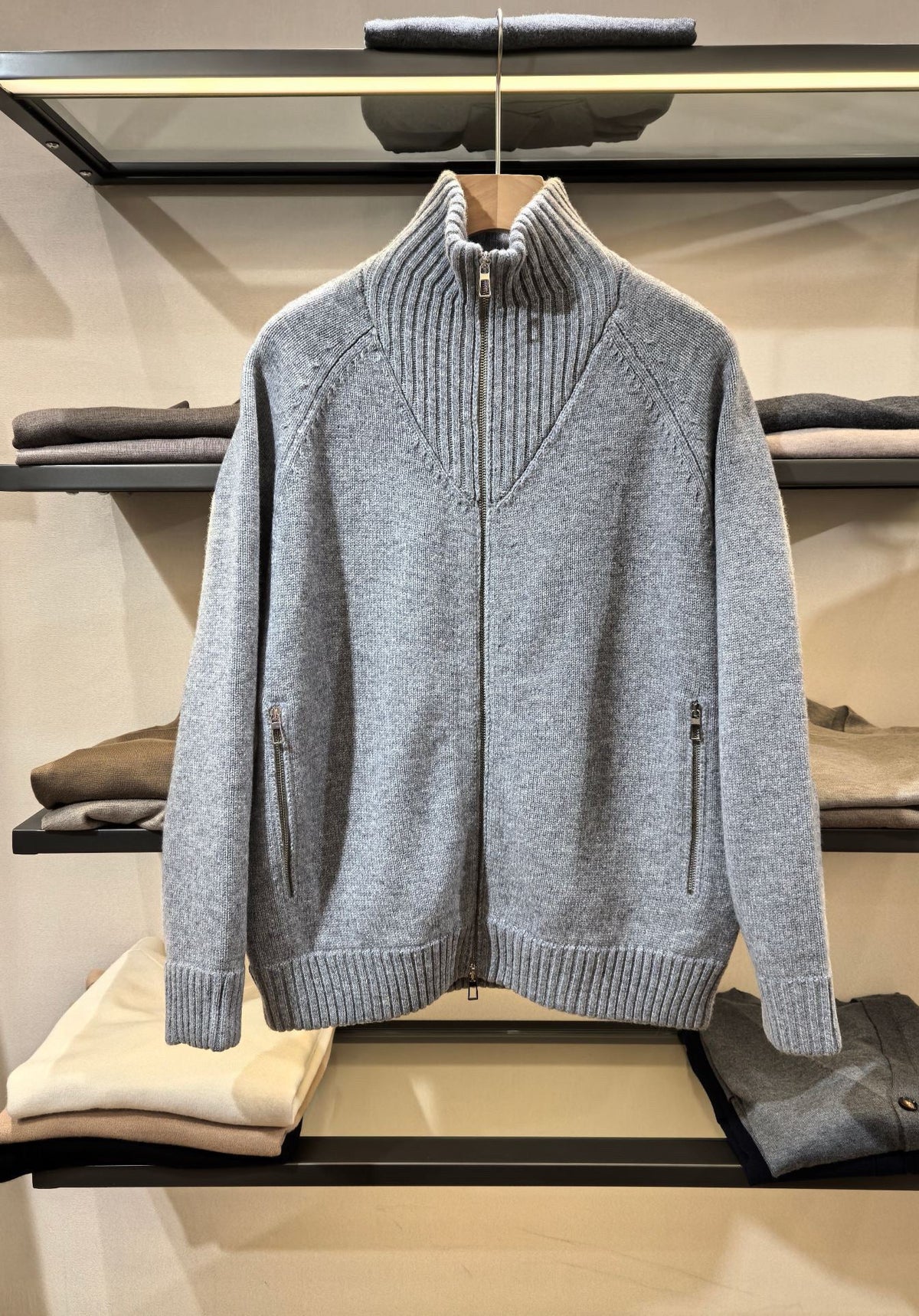 Oatmeal Grey Sweater - Men's