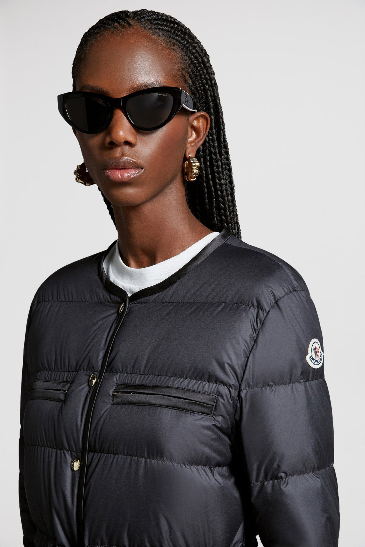 Echione Short Down Jacket – the short puffer comes in a soft fit, while the silhouette is accentuated – LUX VERSE Luxury Designer Fashion Outlet