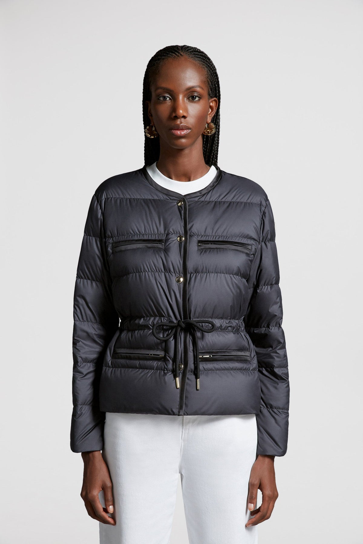 Echione Short Down Jacket – the short puffer comes in a soft fit, while the silhouette is accentuated – LUX VERSE Luxury Designer Fashion Outlet