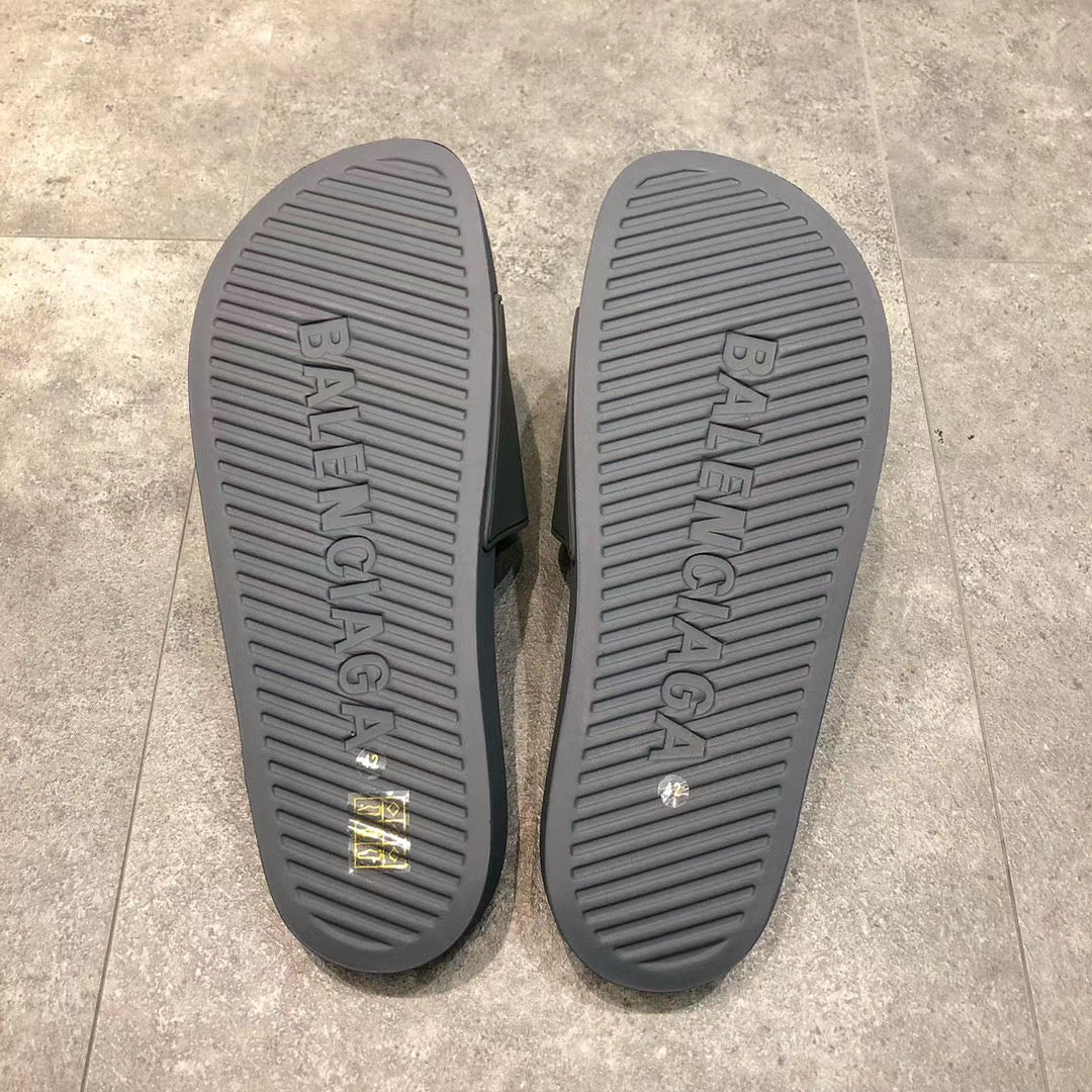 Grey with Black Logo Slides