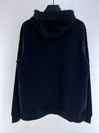 Navy-Baumwollpullover mit Grafik – Herren