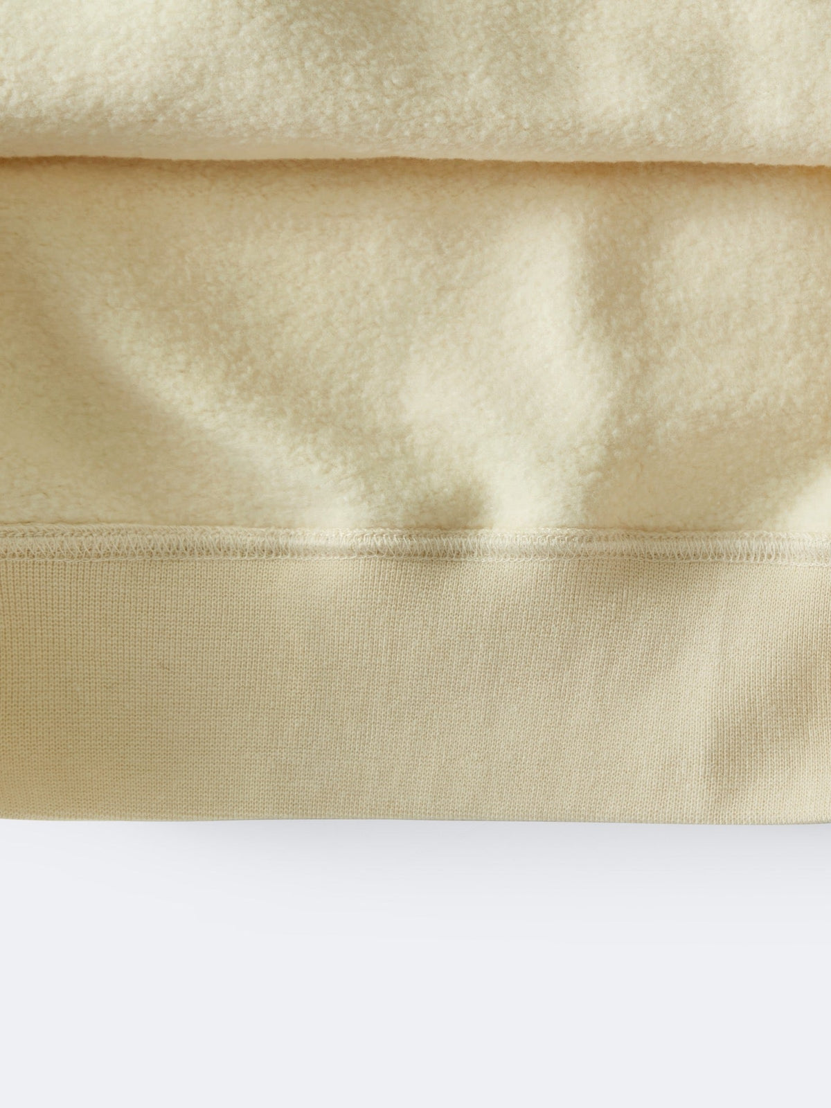 Cream Cotton Logo Pullover - Men's