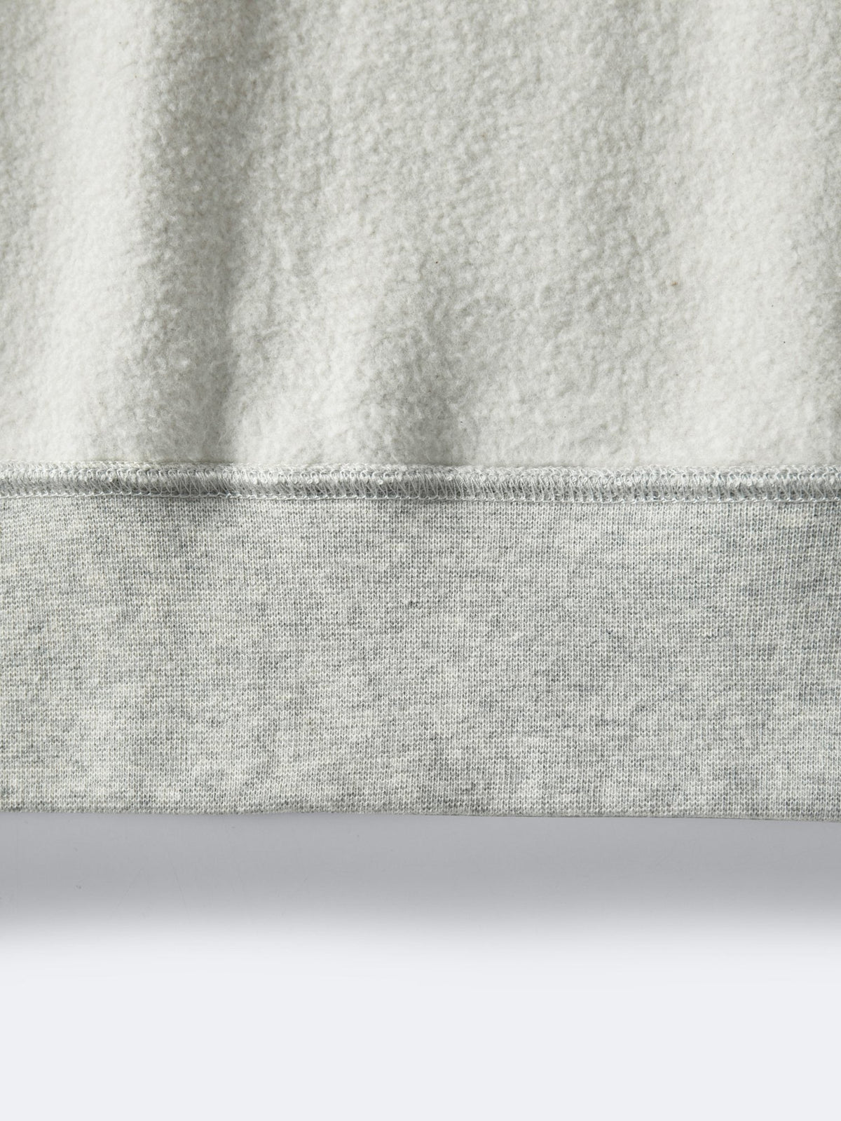 Weißer, unifarbener Reißverschluss-Hoodie aus Baumwolle – Herren