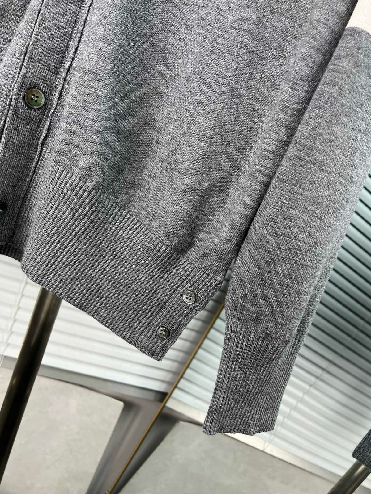 4-Bar Cardigan White - Men's