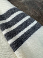 4-Bar Cardigan Navy Knit - Men's