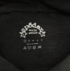 Schwarzer Baumwoll-Slogan-Pullover – Herren