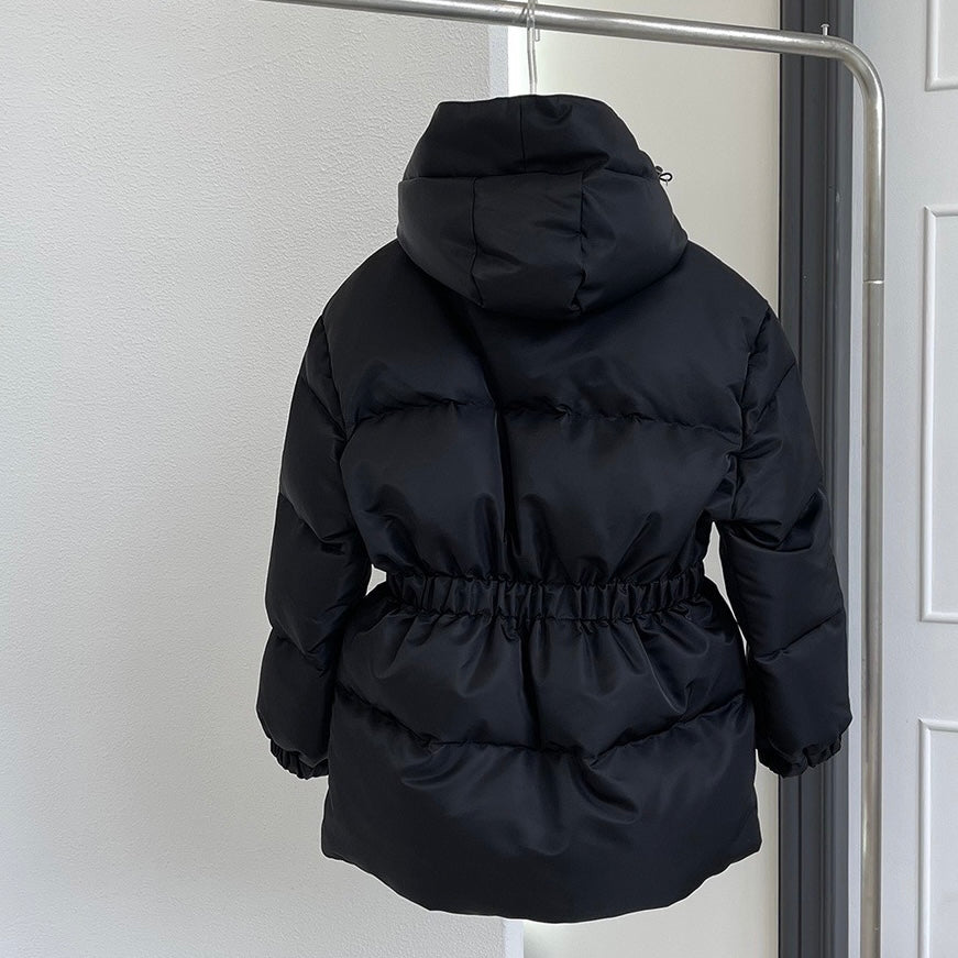 Black Puffer Jacket - Women's
