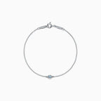 Diamond Sterling Silver Aquamarine Bubble Bracelet – LUX VERSE Luxury Designer Fashion Outlet