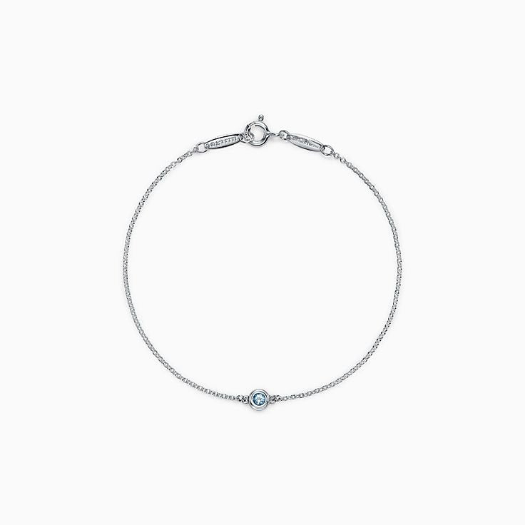 Diamond Sterling Silver Aquamarine Bubble Bracelet – LUX VERSE Luxury Designer Fashion Outlet