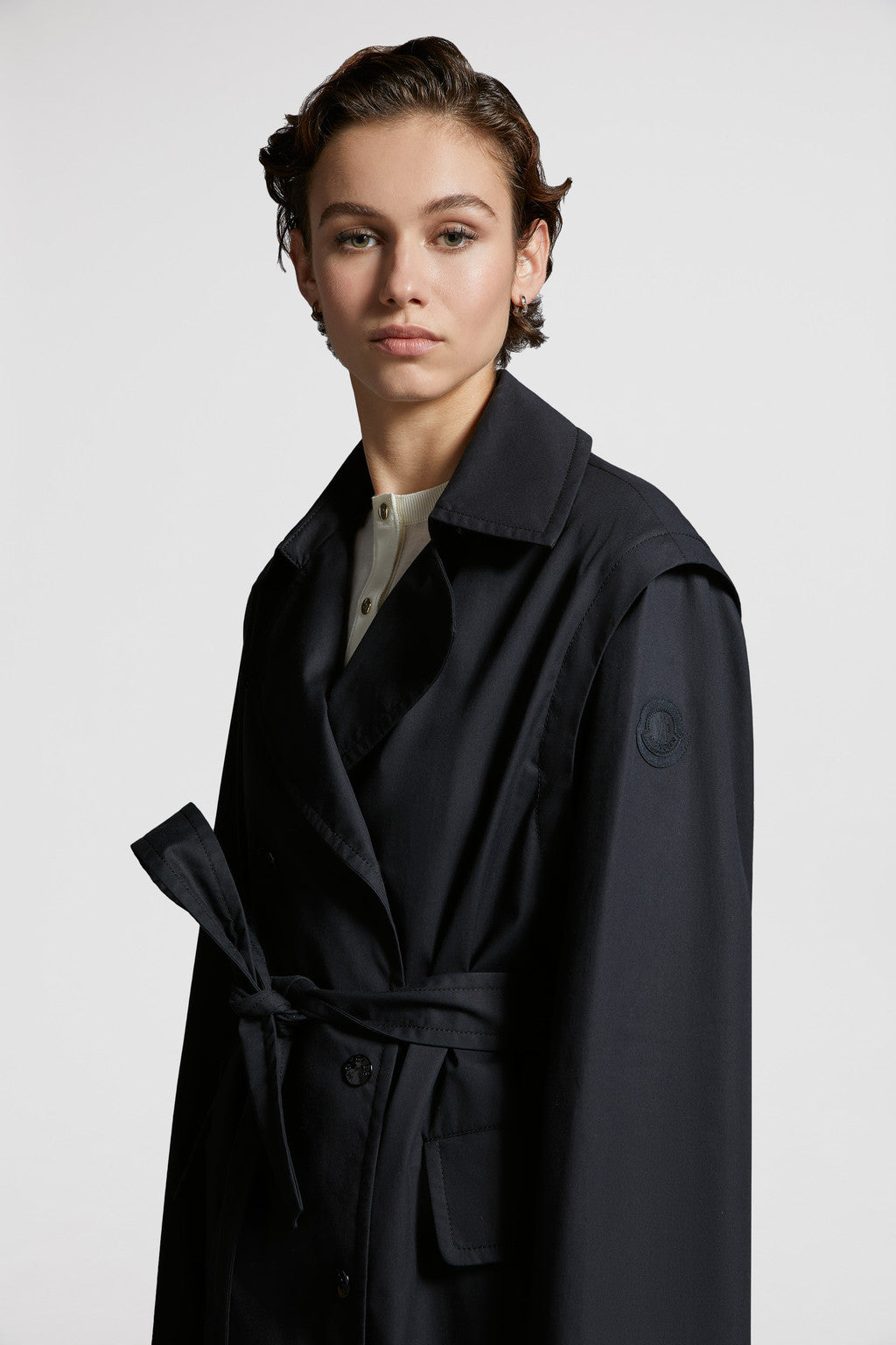 Elyme Trench Coat – modern and sophisticated, the Elyme trench coat layers perfectly over work – LUX VERSE Luxury Designer Fashion Outlet
