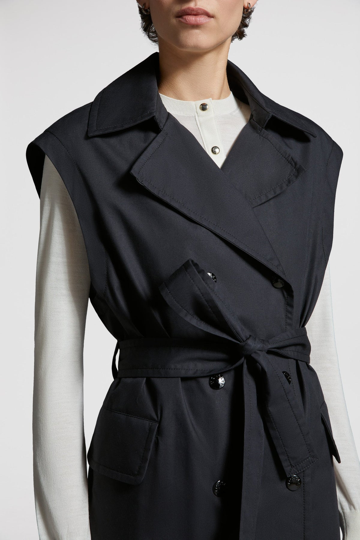 Elyme Trench Coat – modern and sophisticated, the Elyme trench coat layers perfectly over work – LUX VERSE Luxury Designer Fashion Outlet