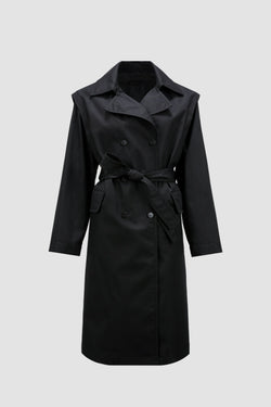 Elyme Trench Coat – modern and sophisticated, the Elyme trench coat layers perfectly over work – LUX VERSE Luxury Designer Fashion Outlet