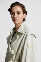 Elyme Trench Coat – crafted from cotton, the loose coat comes in a timeless double-breasted and belted – LUX VERSE Luxury Designer Fashion Outlet