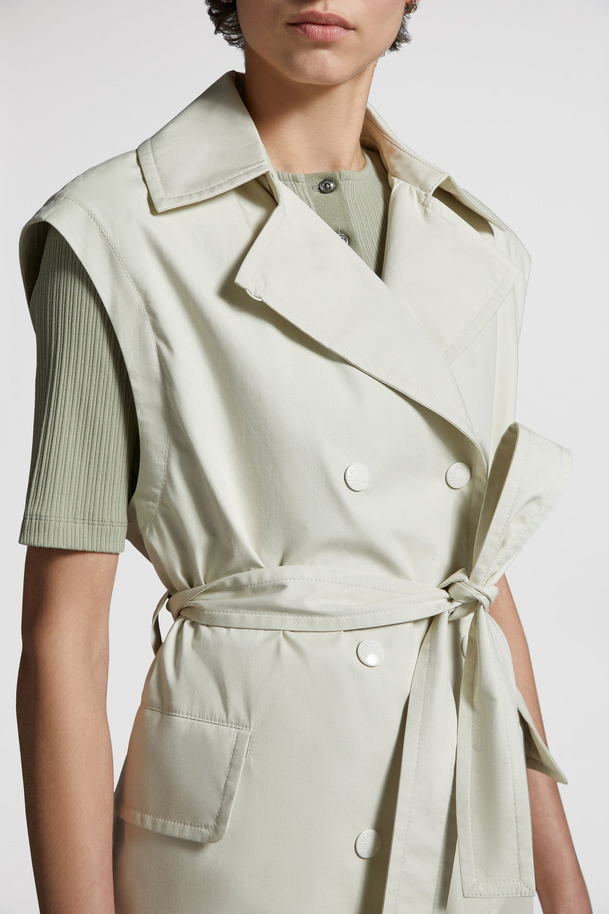 Elyme Trench Coat – boasting detachable sleeves, the coat doubles as a vest – LUX VERSE Luxury Designer Fashion Outlet