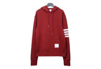 Grey Cotton Bar Stripe Pullover - Men's
