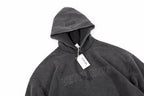 Kapuzenpullover Washed Grey mit Ton-in-Ton-Logo – Herren