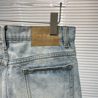 Blue Denim Faded Straight – Damen