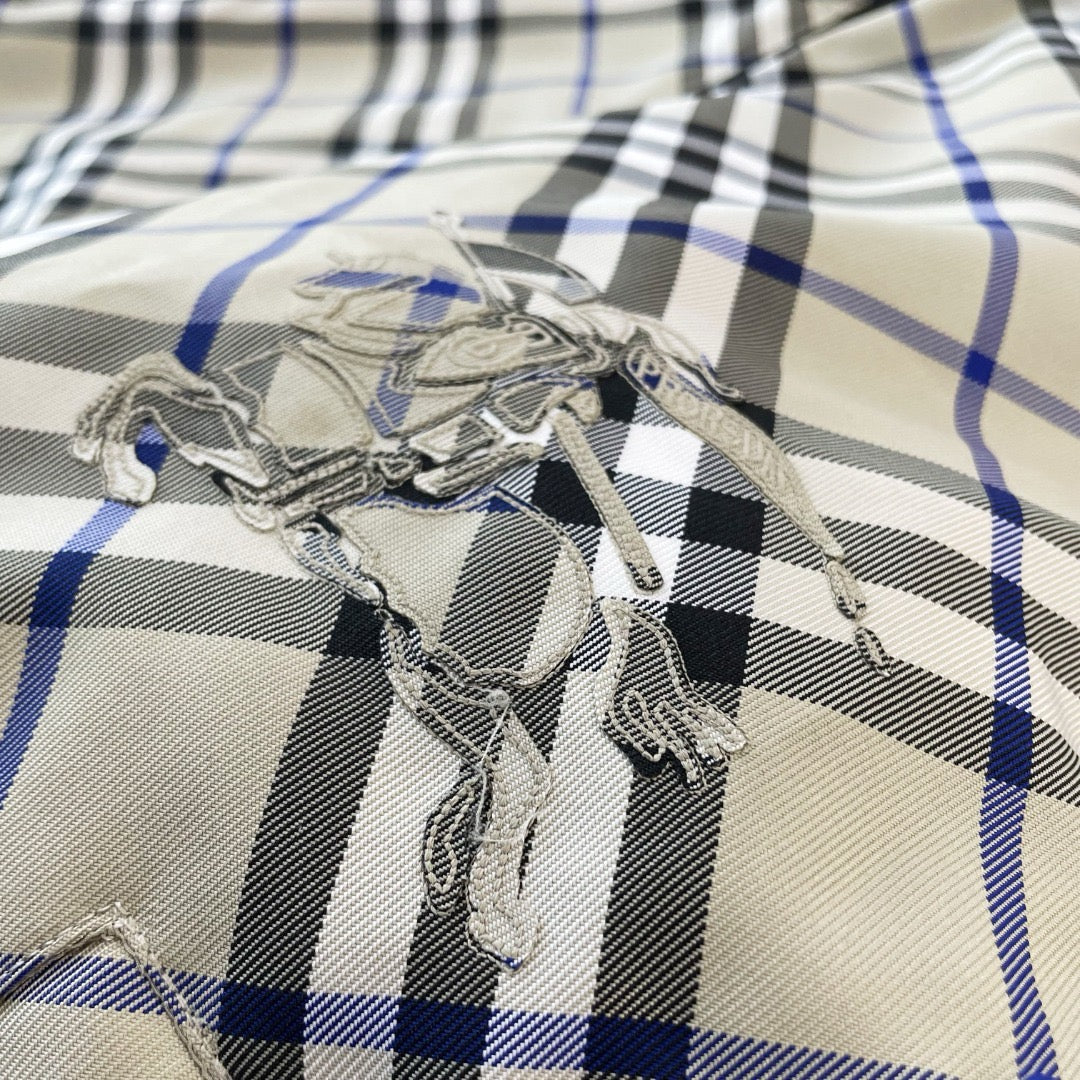 Vintage Check Hooded Zip Jacket - Men's