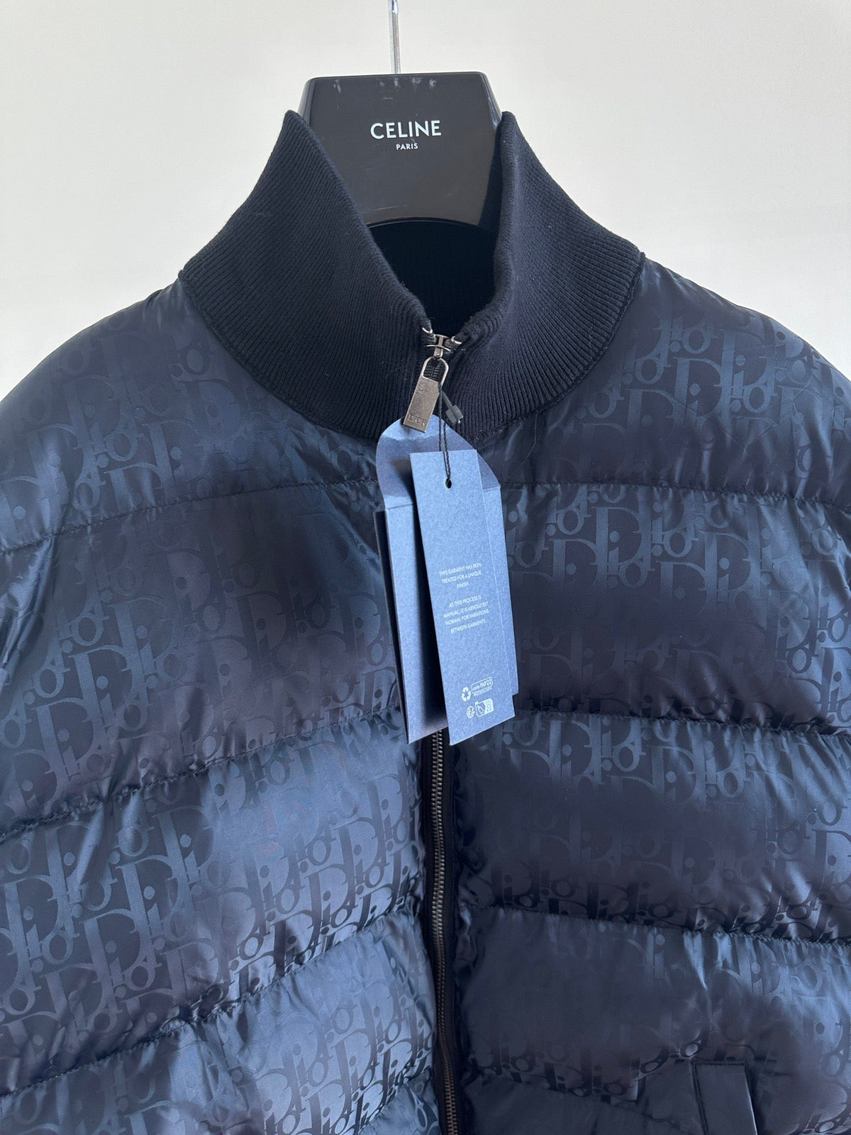 Blue Puffer Jacket - Men's