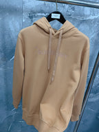 Black Cotton Bold Text Pullover - Men's