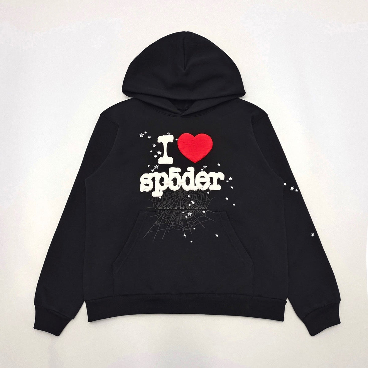 Black Cotton Slogan Pullover - Men's