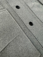 Shawl Collar Cardigan Grey - Men's
