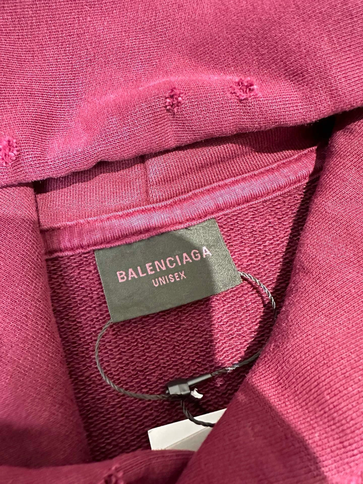 Marineblauer Baumwoll-Pullover mit kräftigem Text - Herren