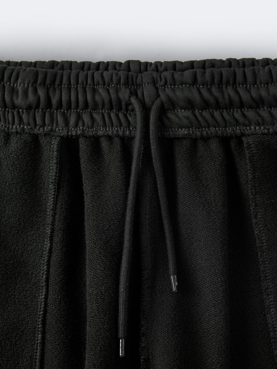 Black Jersey Logo Drawstring - Men's