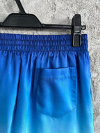 Blue Nylon Gradient Swim - Men's