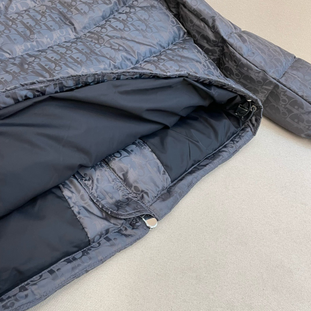 Schwarze Steppjacke – Herren