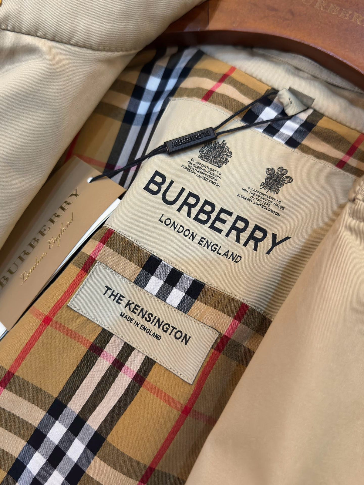 Marineblauer Trenchcoat für Herren
