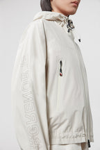 Fanes Hooded Shell Jacket – crafted from micro ripstop Nylon lining Down-filled Water-repellent-look two-way – LUX VERSE Luxury Designer Fashion Outlet