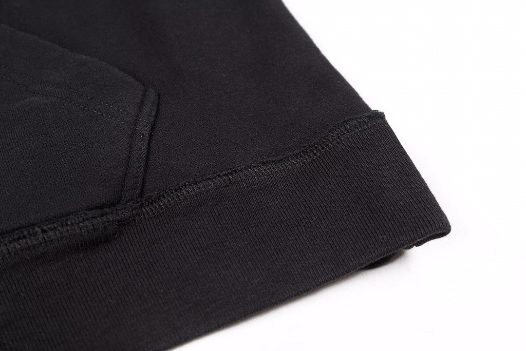 Schwarzer Hoodie – Herren