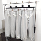 Graue Jogginghose mit „Arch Text“-Aufdruck aus Baumwolle – Herren