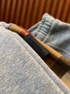 Black Cotton Cuffed Joggers - Men's