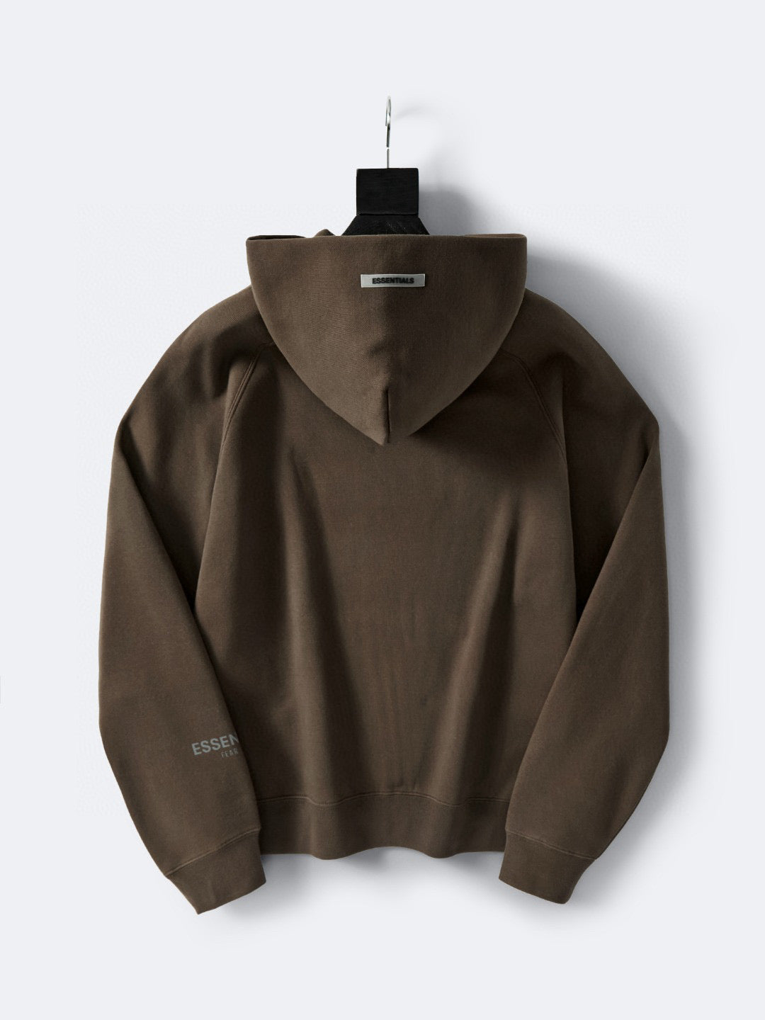 Brauner Baumwoll-Logo-Pullover – Herren
