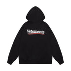 Schwarzer Baumwoll-Logo-Pullover für Herren