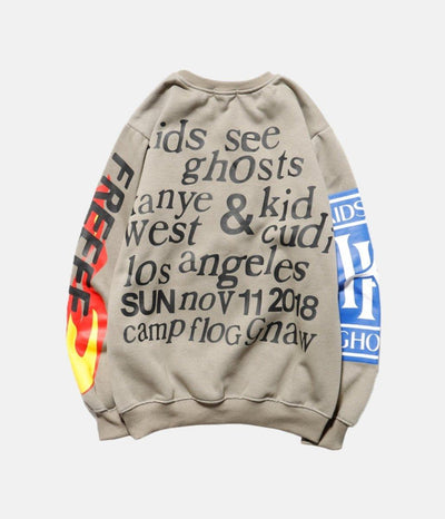 FEEL GHOSTS SWEATSHIRT - LUX VERSE - Luxury designer fashion outlet